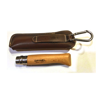 Нож Opinel №7 My First Opinel, рукоять из бука, чехол